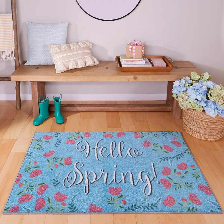 Mohawk Home * | Mohawk Home Mohawk Home Prismatic Hello Spring Everstrand Rug 2'6" X 4'2"