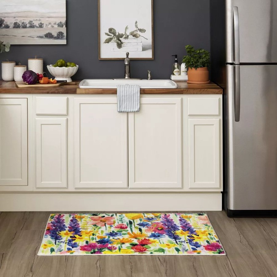 Mohawk Home * | Mohawk Home Mohawk Home Spring Bouquet Accent Kitchen Rug