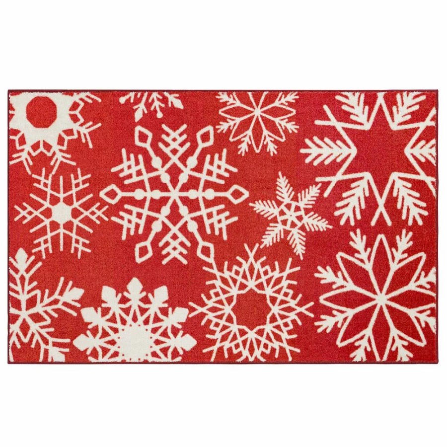 Mohawk Home * | Mohawk Home Mohawk Home Prismatic Snowflake Rug