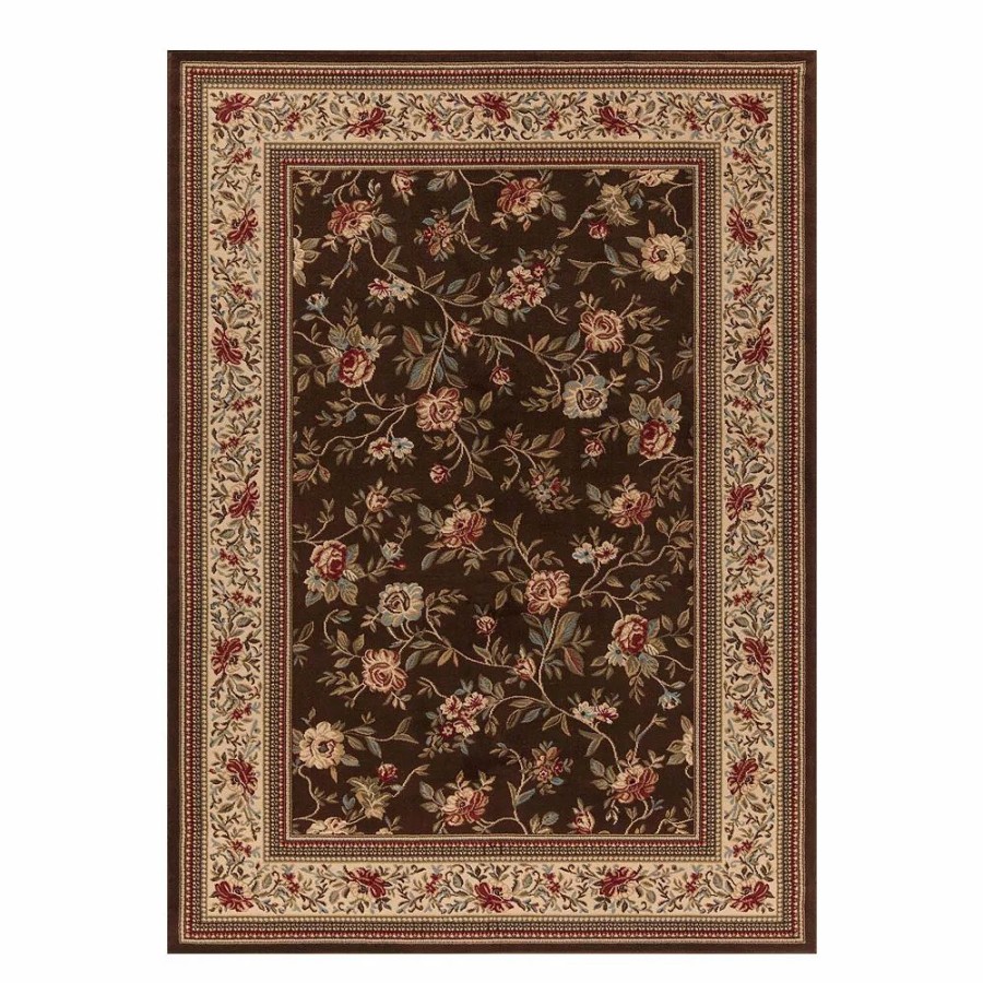 Merinos * | Merinos Floral Garden Framed Rug