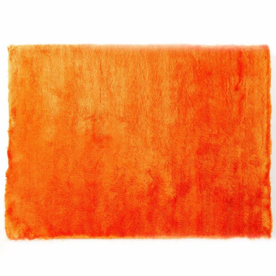 Momeni * | Momeni Luster Shag Rug Tangerine