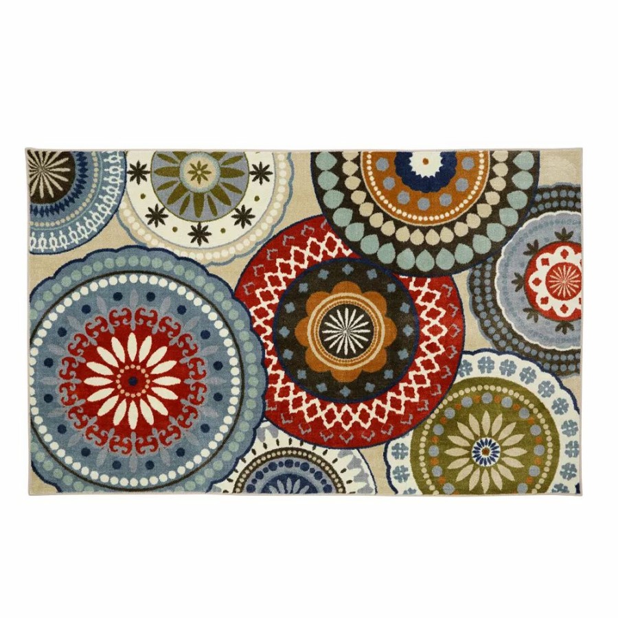 Mohawk Home * | Mohawk Home Mohawk Home Suzani Medallion Rug