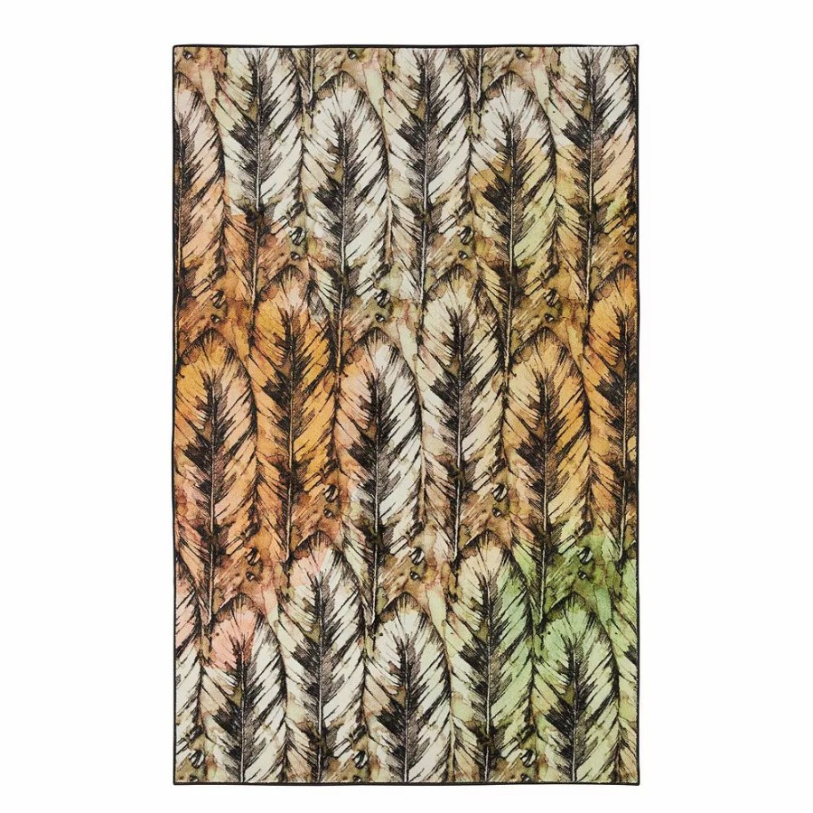 Mohawk Home * | Mohawk Home Mohawk Home Prismatic Painted Feathers Rug