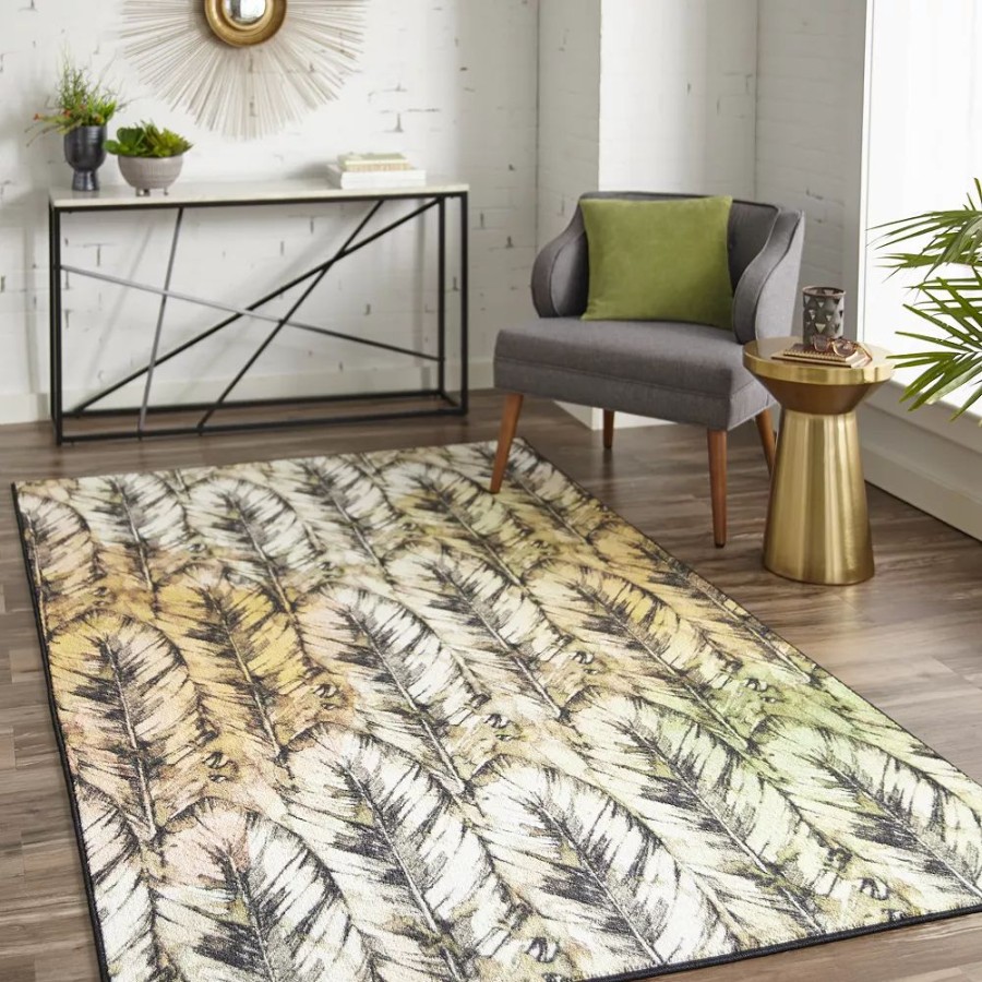 Mohawk Home * | Mohawk Home Mohawk Home Prismatic Painted Feathers Rug