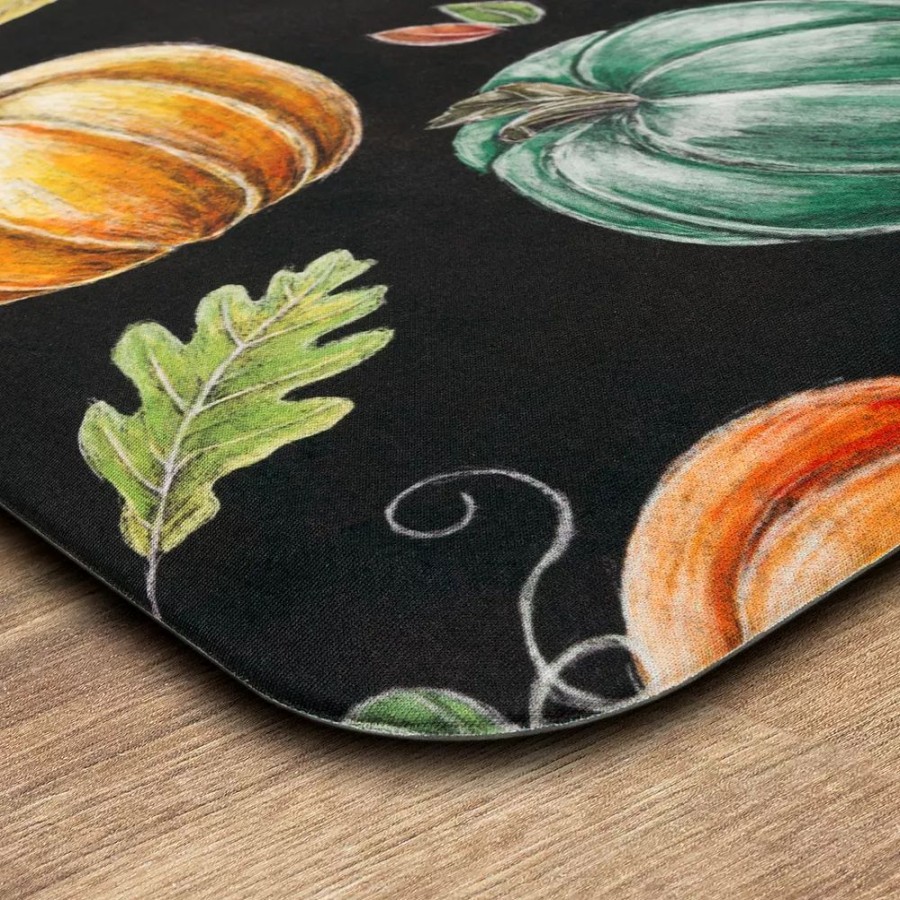 Mohawk Home * | Mohawk Home Mohawk Home Harvest Multi Pumpkin Cushioned Kitchen Mat