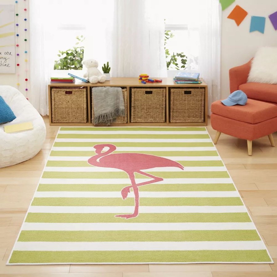 Mohawk Home * | Mohawk Home Mohawk Home Fancy Flamingo Rug 5 X 8