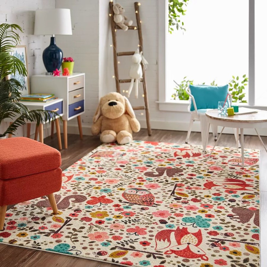 Mohawk Home * | Mohawk Home Mohawk Home Kids Prismatic Enchanted Forest Everstrand Rug