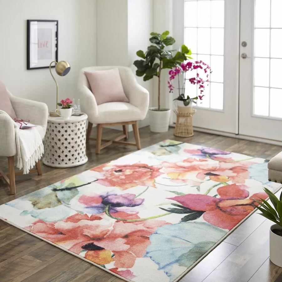 Mohawk Home * | Mohawk Home Mohawk Home Watercolor Bouquet Multi Area Rug