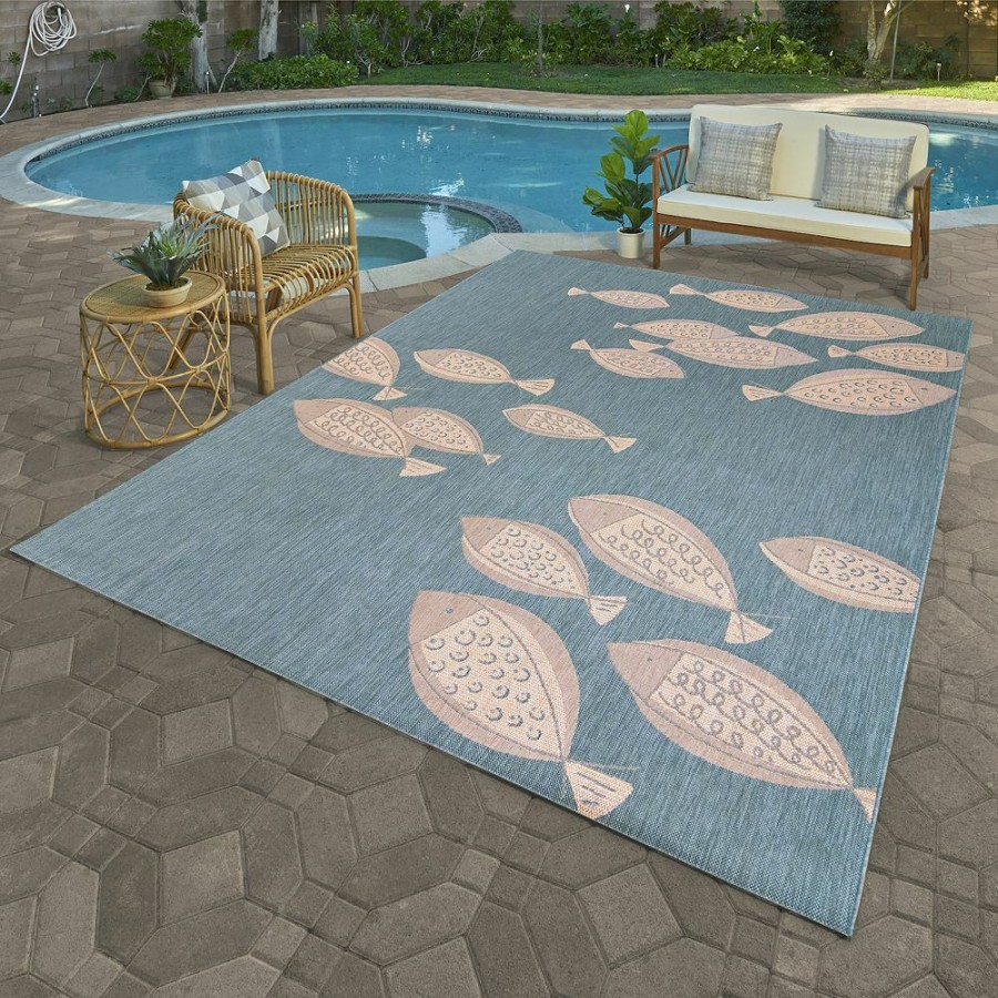 Gertmenian * | Gertmenian Paseo Loutro Grain Indoor/Outdoor Rug