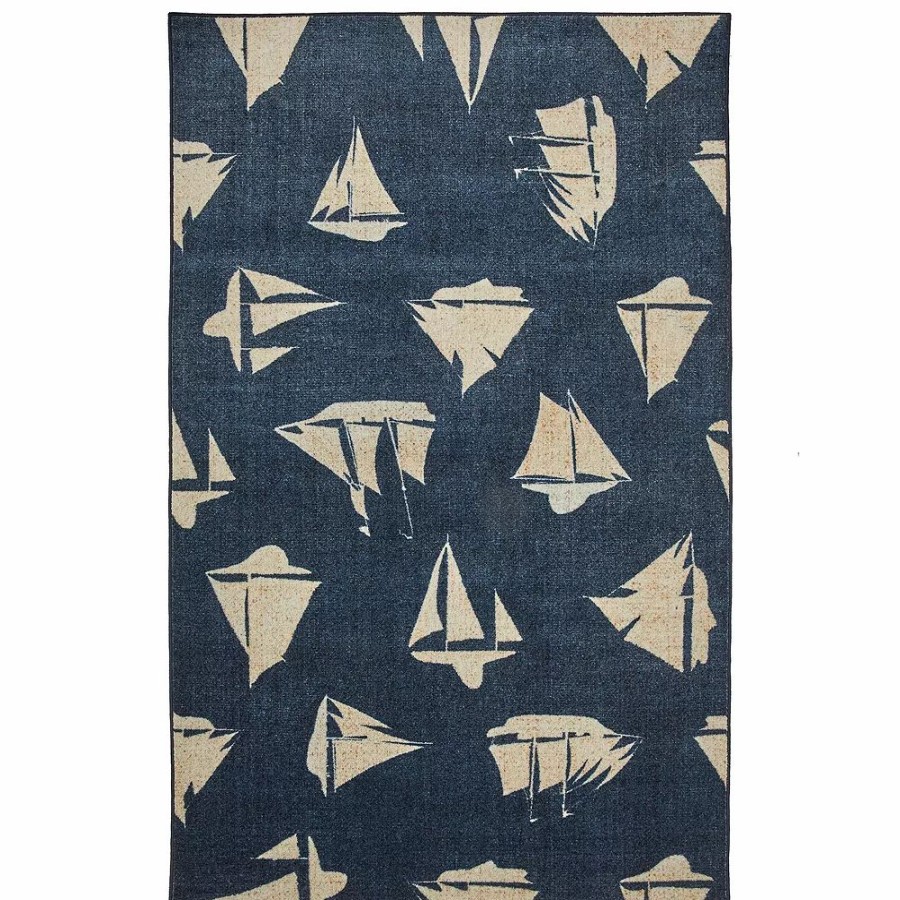 Mohawk Home * | Mohawk Home Mohawk Home Prismatic Blue Boats Everstrand Rug