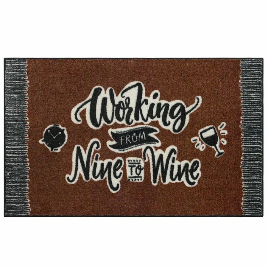 Mohawk Home * | Mohawk Home Mohawk Home Nine To Wine Kitchen Rug