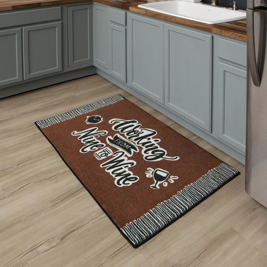 Mohawk Home * | Mohawk Home Mohawk Home Nine To Wine Kitchen Rug