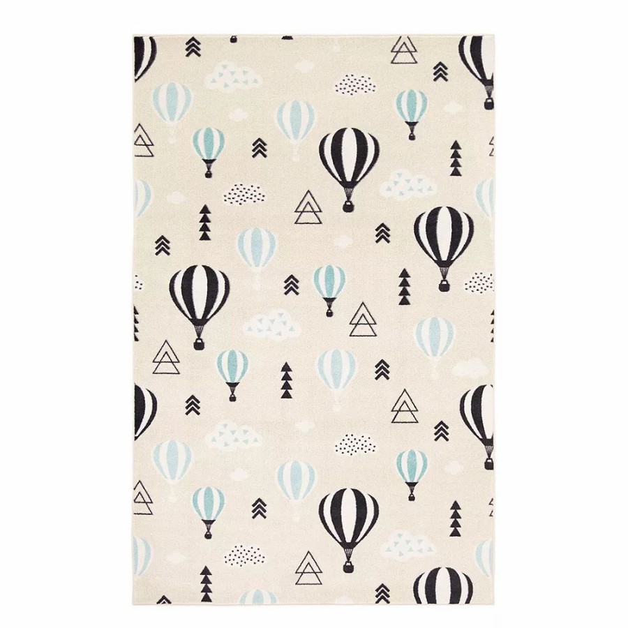 Mohawk Home * | Mohawk Home Mohawk Home Kids Prismatic Balloon Ride Everstrand Rug Blue