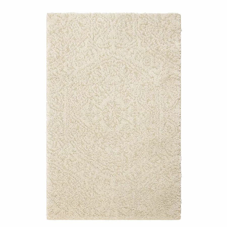 Mohawk Home * | Mohawk Home Mohawk Home Loft Everstrand Francesca Cream Shag Rug