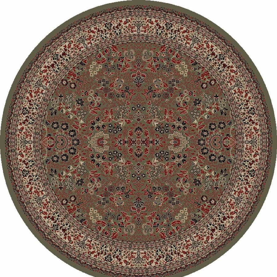 Merinos * | Merinos Sarouk Floral Framed Rug