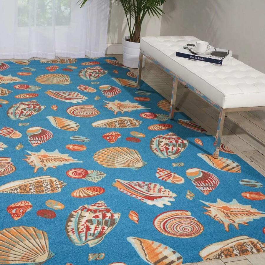 Waverly * | Waverly Sun N' Shade Abstract Shells Indoor Outdoor Rug