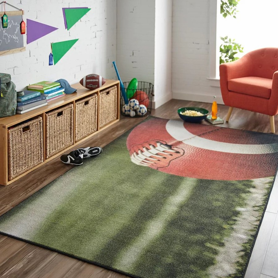 Mohawk Home * | Mohawk Home Mohawk Home Kids Prismatic Football Everstrand Rug