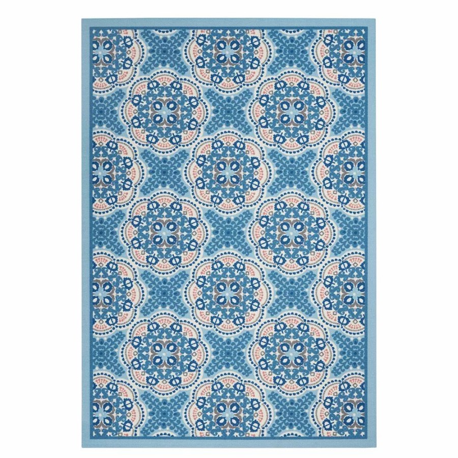 Waverly * | Waverly Sun N' Shade Seaglass Indoor Outdoor Rug