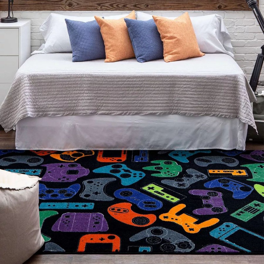 Mohawk Home * | Mohawk Home Mohawk Home Kids Prismatic In-Control Gamers Everstrand Rug