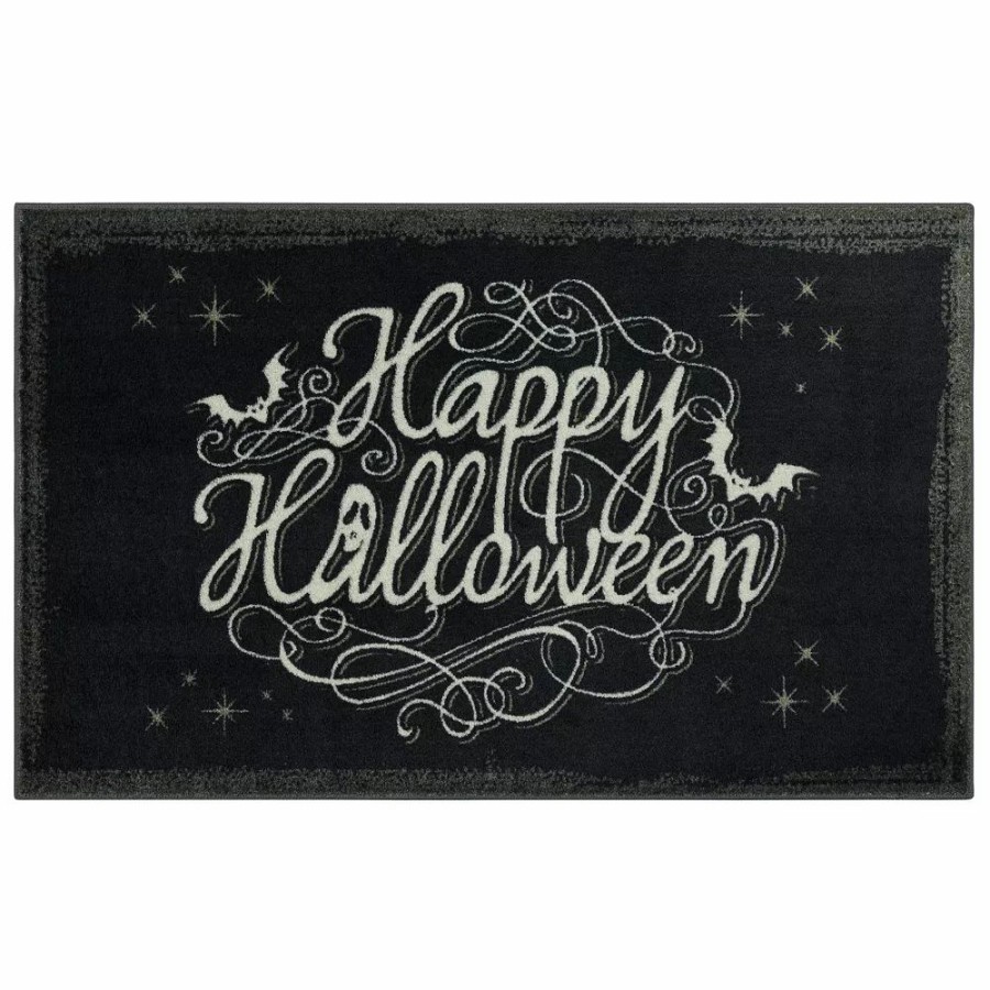 Mohawk Home * | Mohawk Home Mohawk Home Prismatic Bat Script Rug