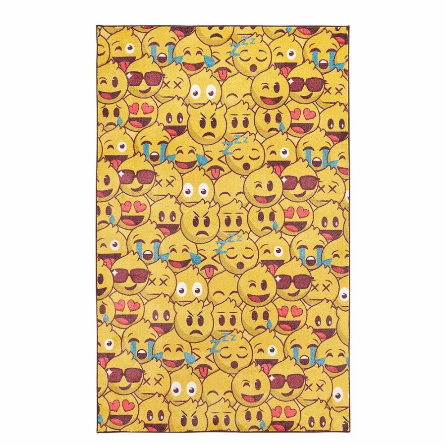 Mohawk Home * | Mohawk Home Mohawk Home Kids Prismatic Emoji Play Everstrand Rug