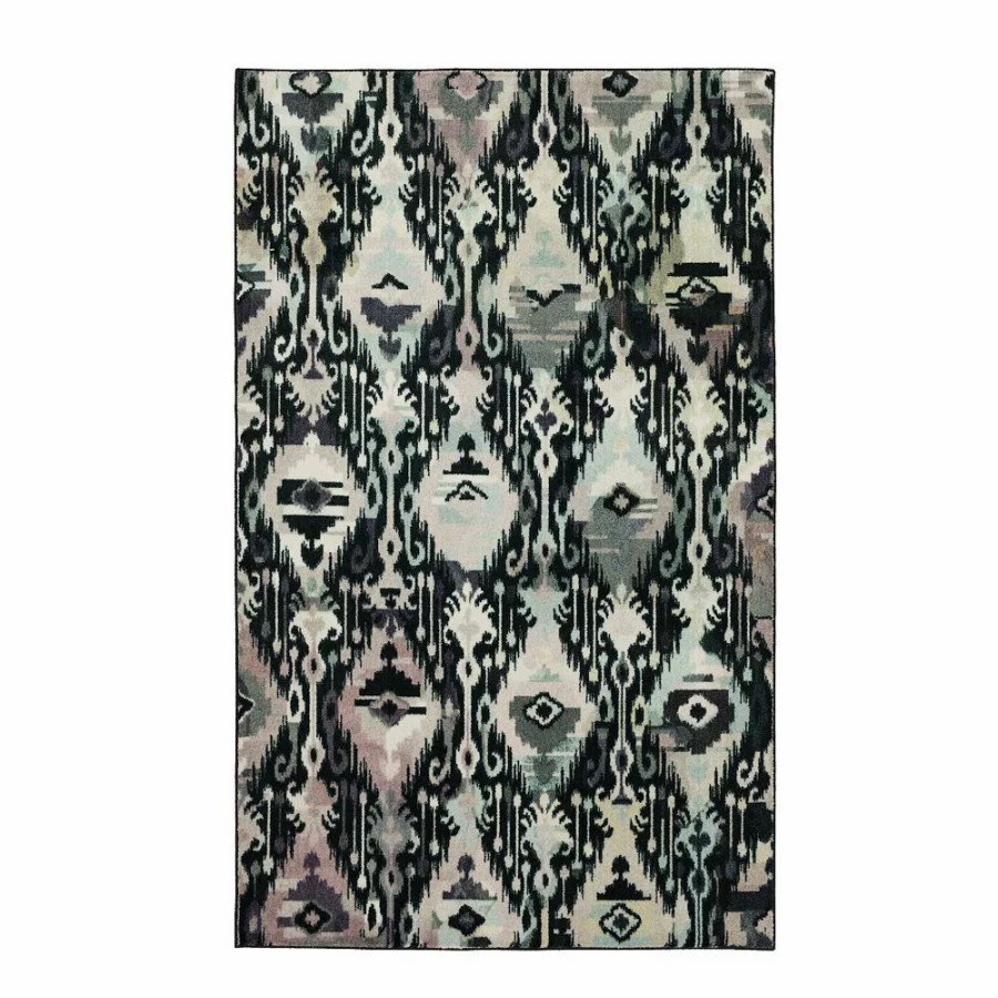 Mohawk Home * | Mohawk Home Mohawk Home Prismatic Everstrand Hip Ikat Rug Charcoal