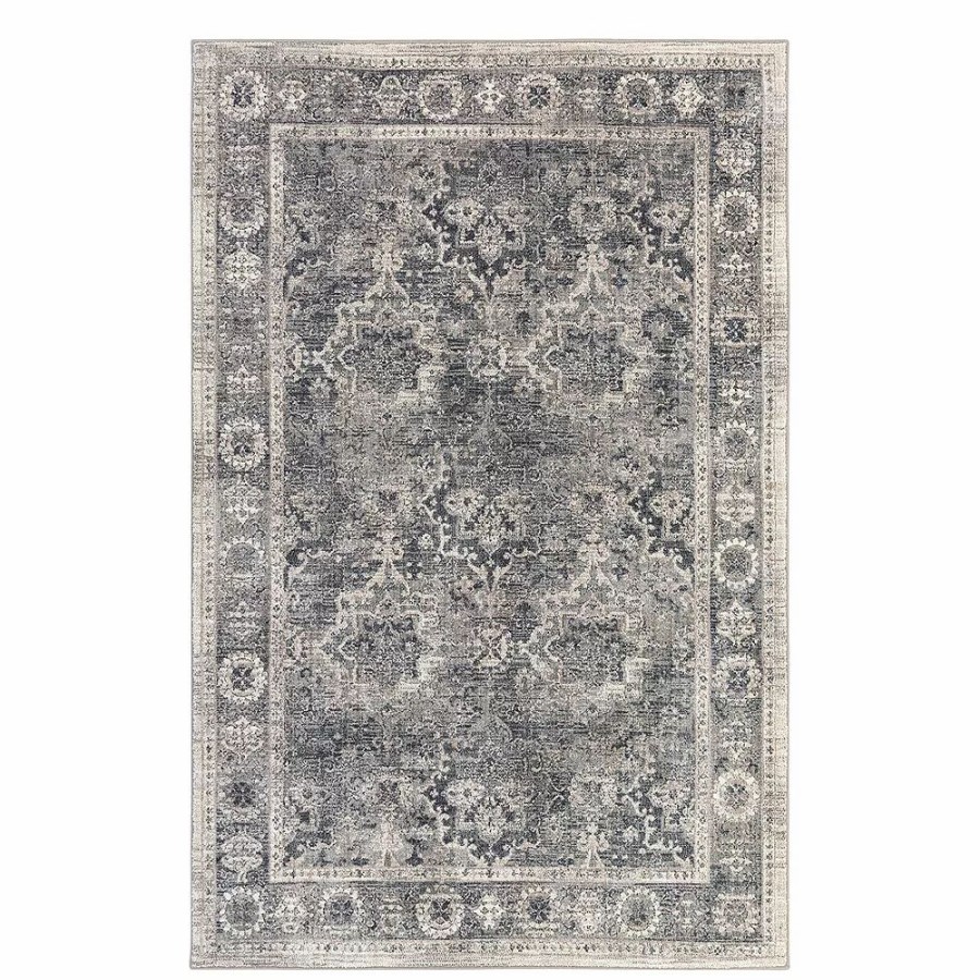 Mohawk Home * | Mohawk Home Mohawk Home Studio Fair Point Everstrand Framed Floral Rug