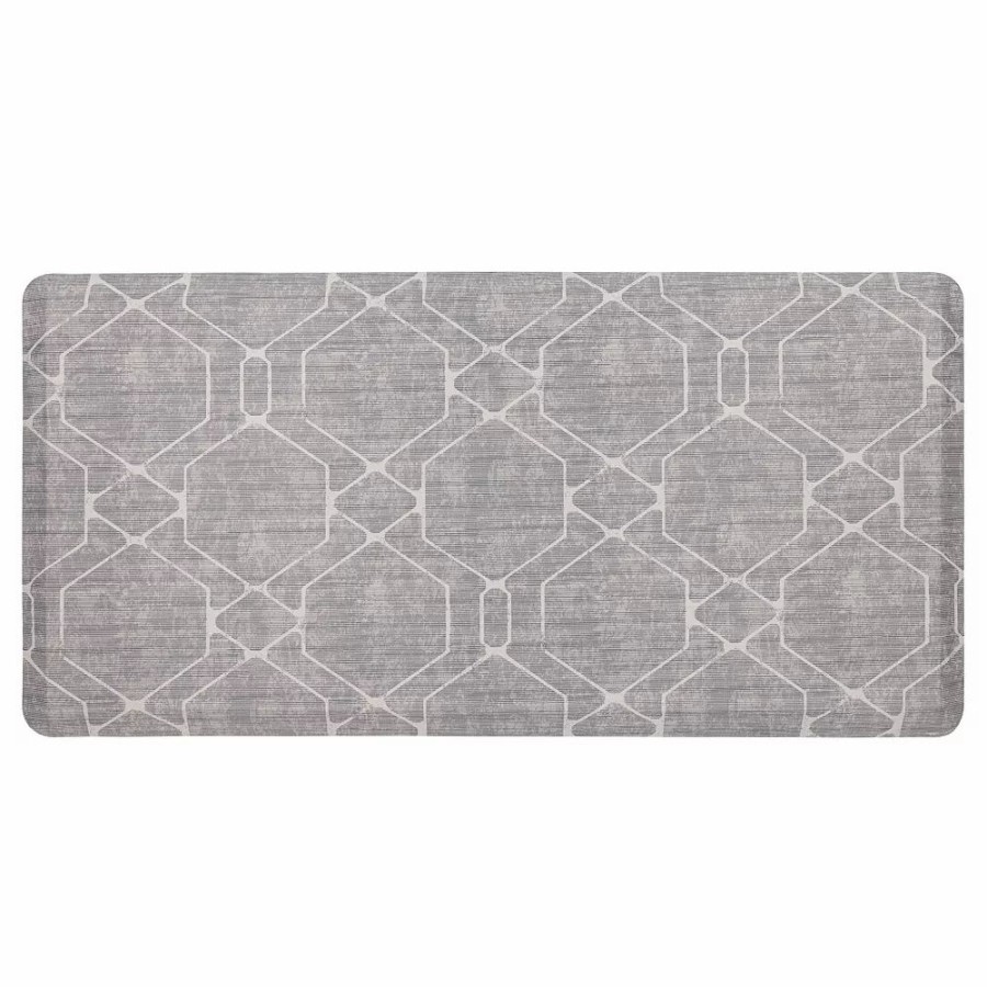 Mohawk Home * | Mohawk Home Mohawk Home Diamond Fret Comfort Kitchen Mat