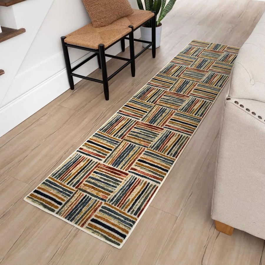 Mohawk Home * | Mohawk Home Mohawk Home Boxed Stripe Rug