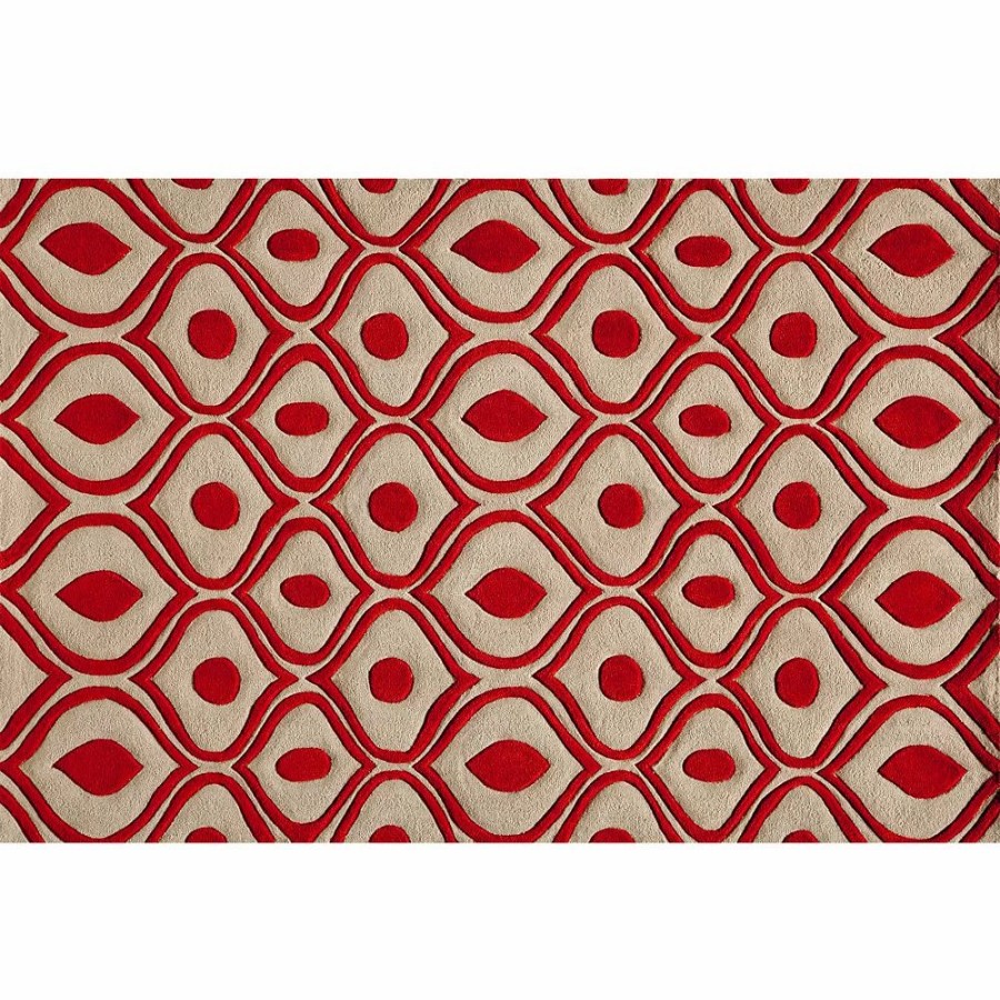 Momeni * | Momeni Bliss Swirl Rug Red