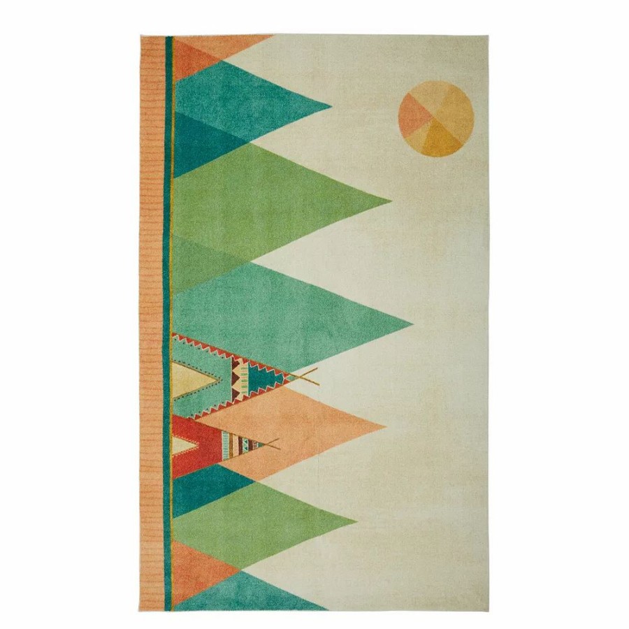 Mohawk Home * | Mohawk Home Mohawk Home Kids Prismatic Southwest Teepee Everstrand Rug