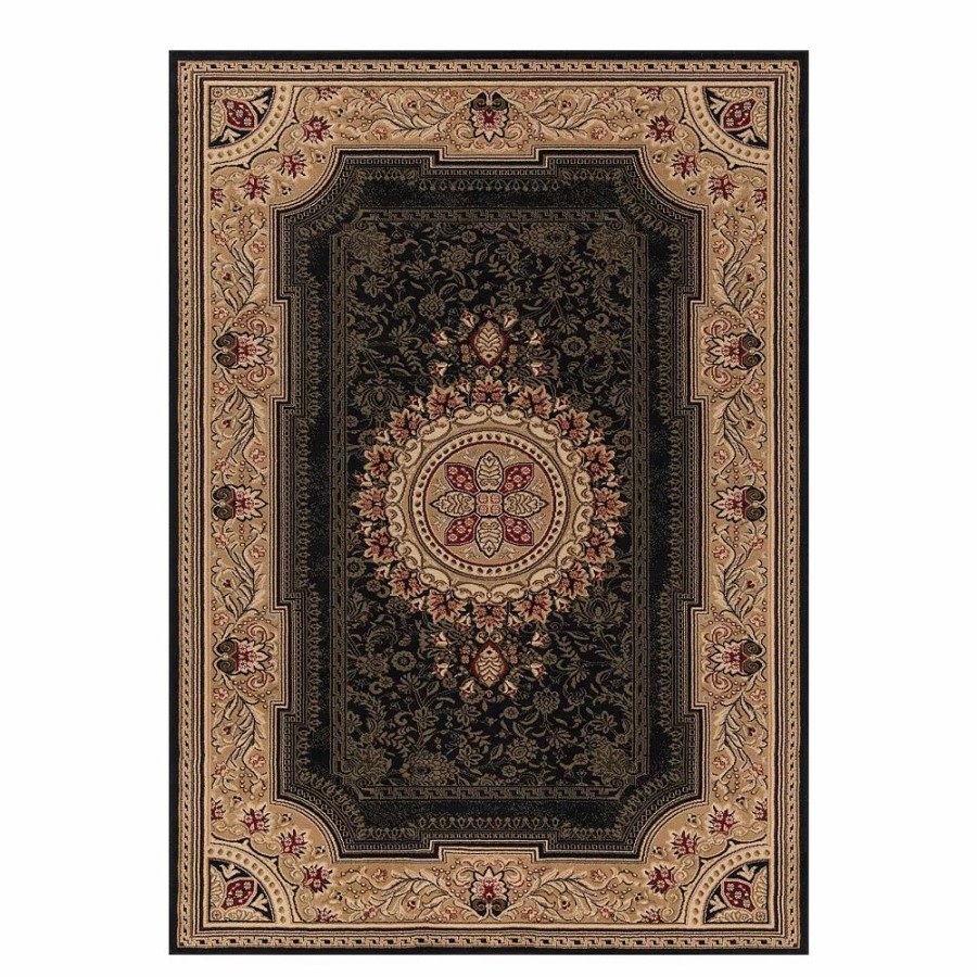 Merinos * | Merinos Chateau Floral Framed Rug