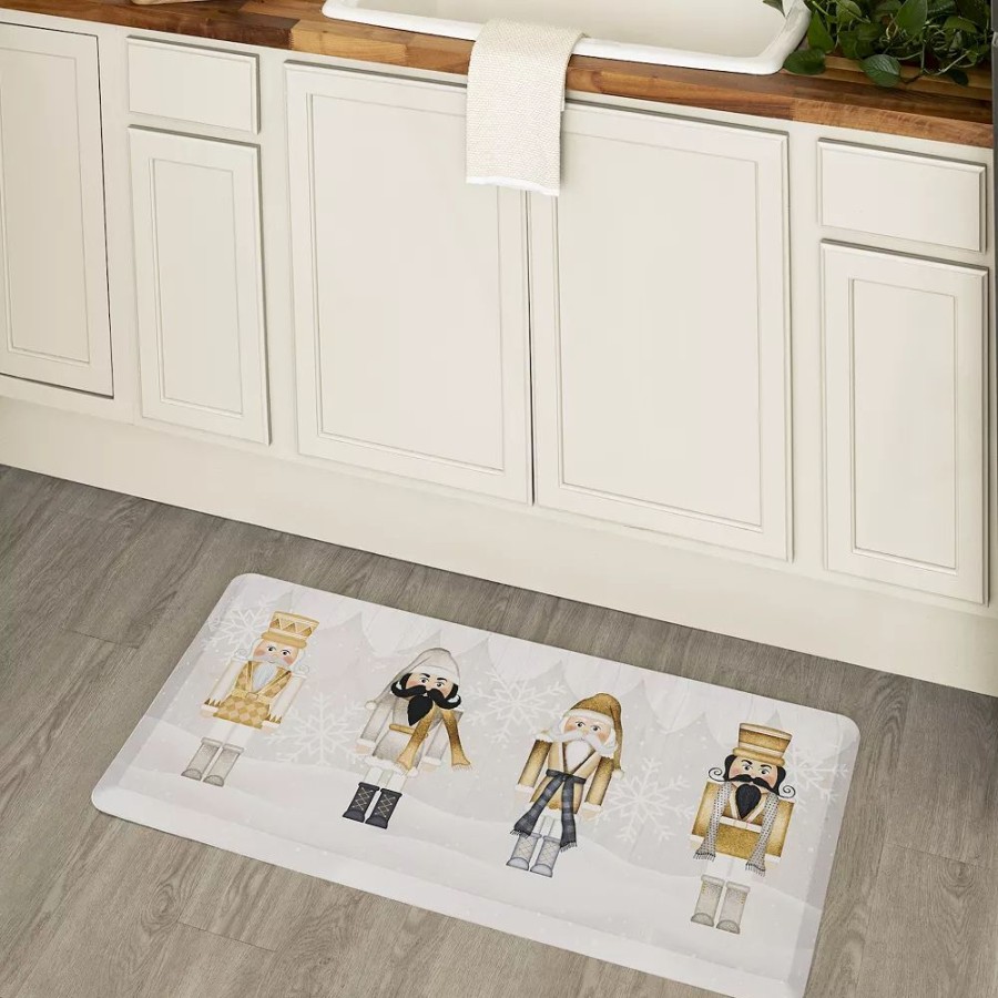 Mohawk Home * | Mohawk Home Mohawk Home Silver & Gold Nutcracker Cushioned Kitchen Mat