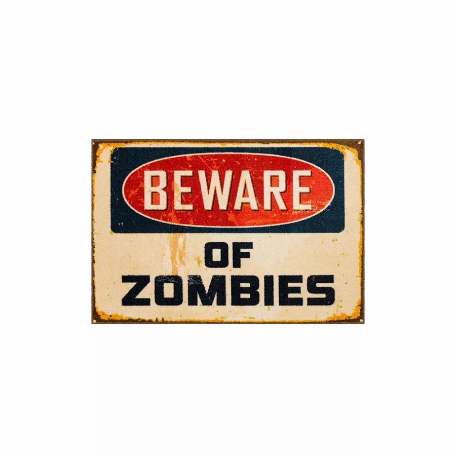 Mohawk Home * | Mohawk Home Mohawk Home Beware Of Zombies 30" X 50 Accent Rug