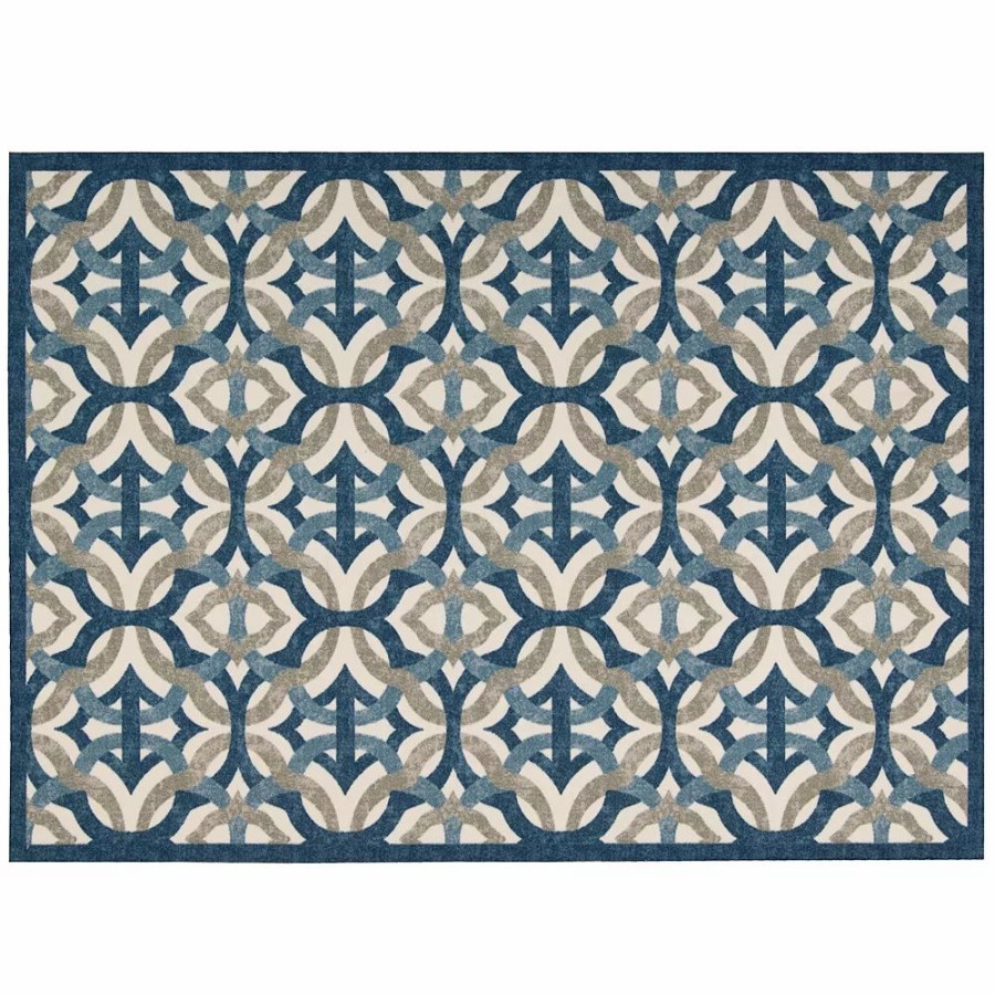 Waverly * | Waverly Sun N' Shade Celestial Geometric Indoor Outdoor Rug