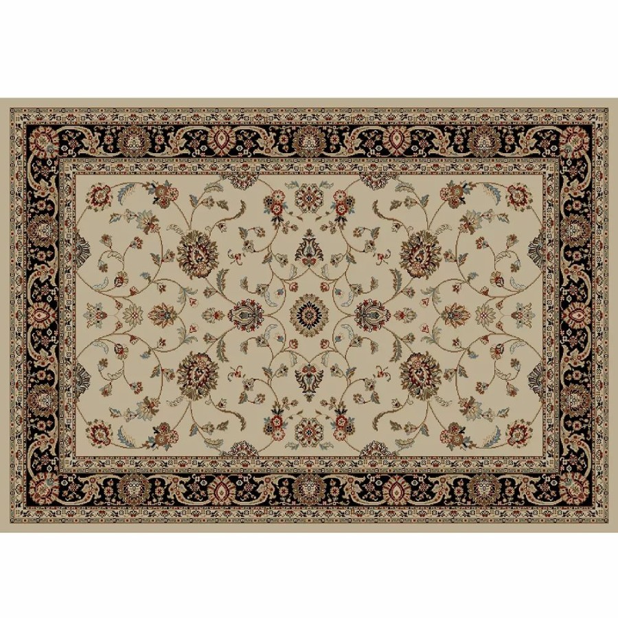 Merinos * | Merinos Marash Floral Framed Rug