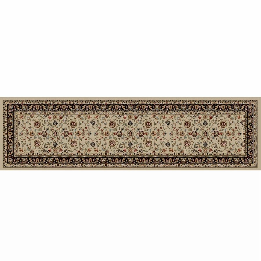 Merinos * | Merinos Marash Floral Framed Rug