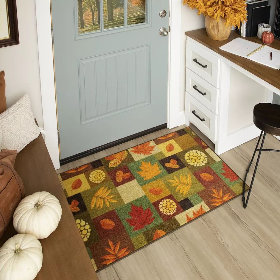 Mohawk Home * | Mohawk Home Mohawk Home Square Fall Leaves Rug