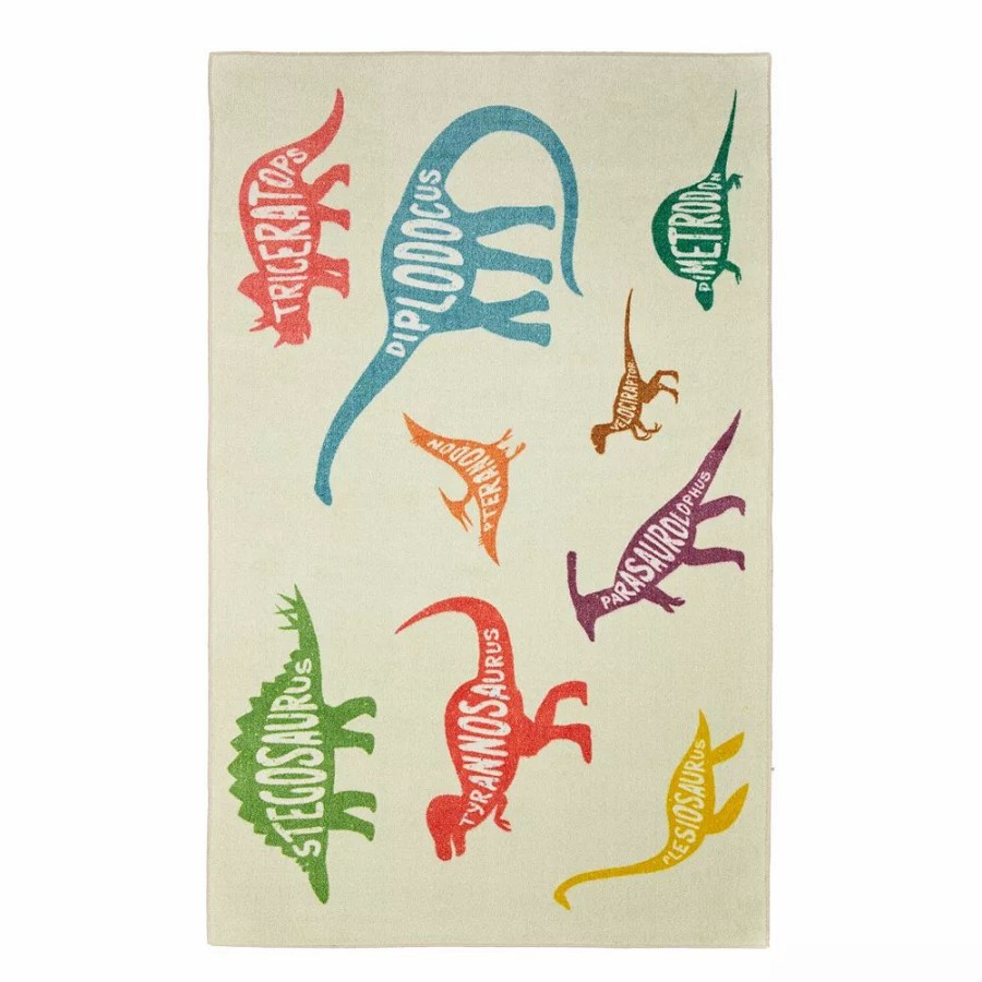 Mohawk Home * | Mohawk Home Mohawk Home Kids Interactive Prismatic Dinosaurs Everstrand Rug