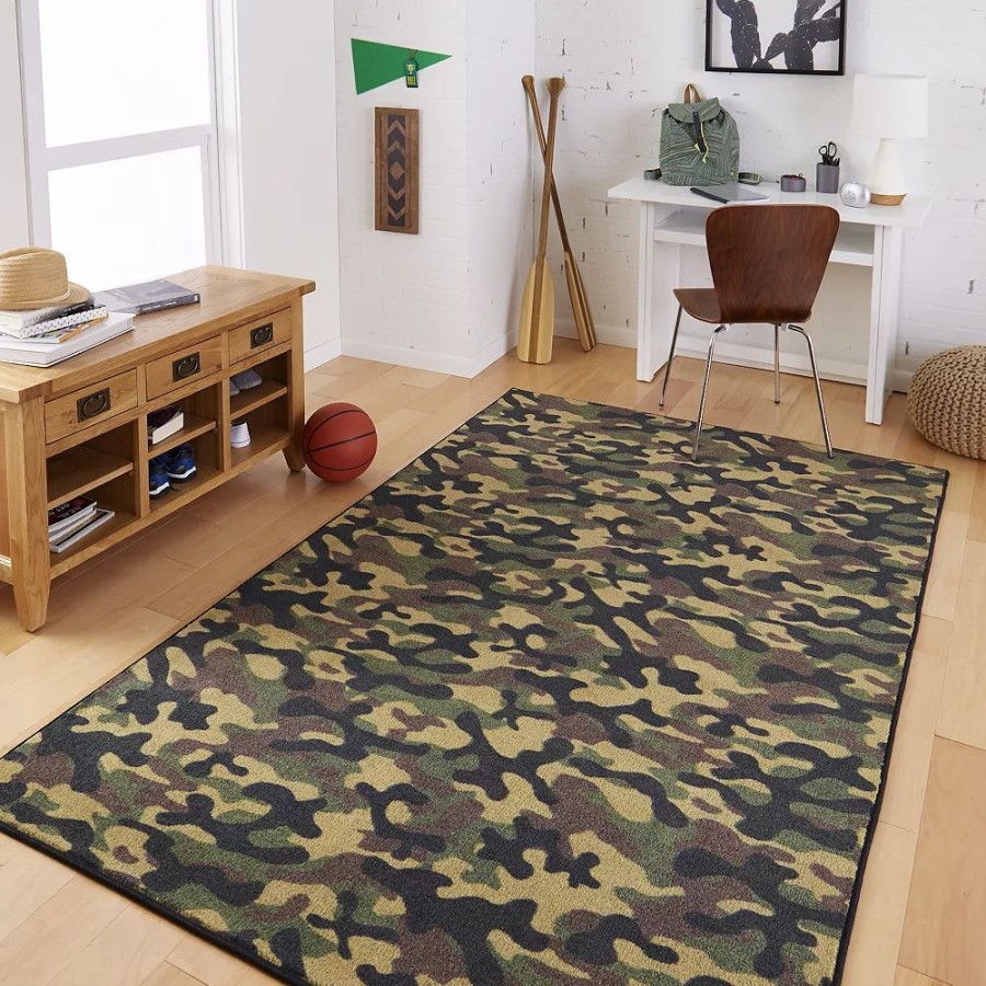 Mohawk Home * | Mohawk Home Mohawk Home Kids Prismatic Camouflage Everstrand Rug