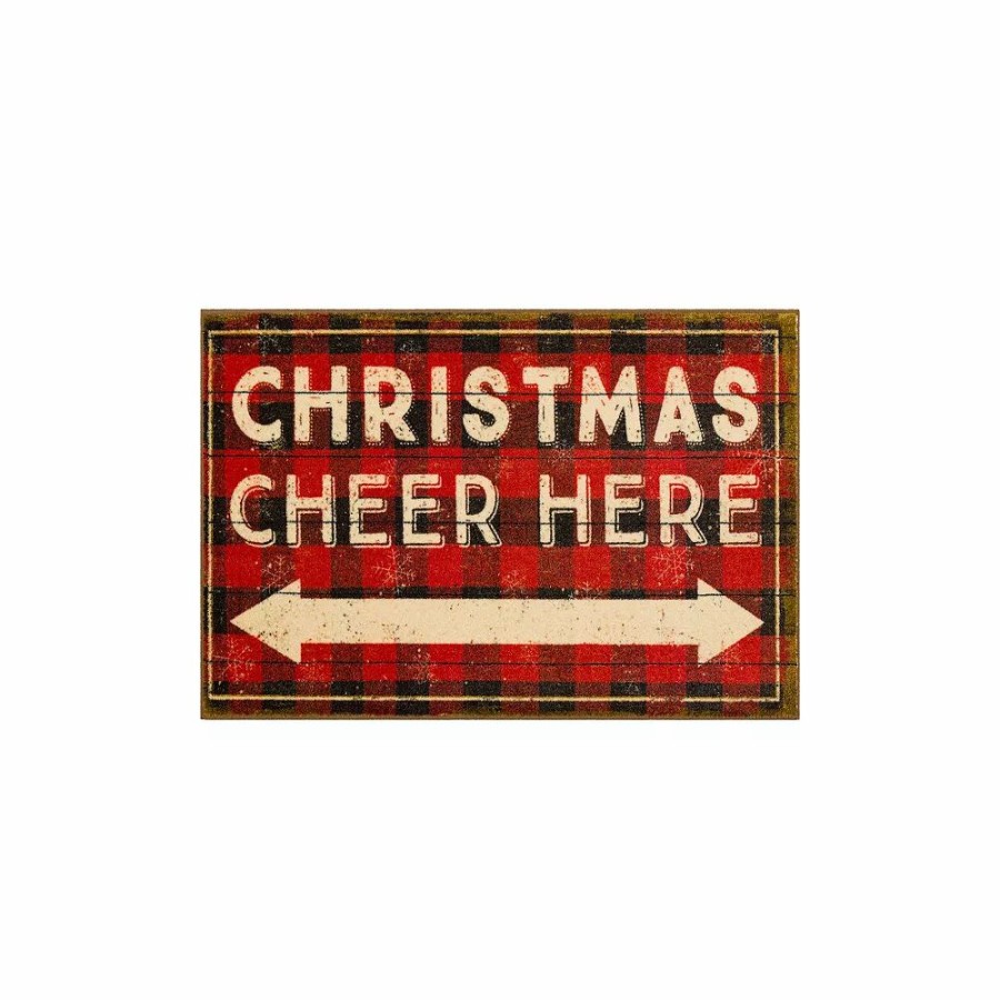 Mohawk Home * | Mohawk Home Mohawk Home Christmas Cheer Here 30" X 50" Accent Rug