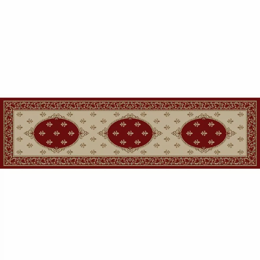 Merinos * | Merinos Fleur De Lis Medallion Framed Rug