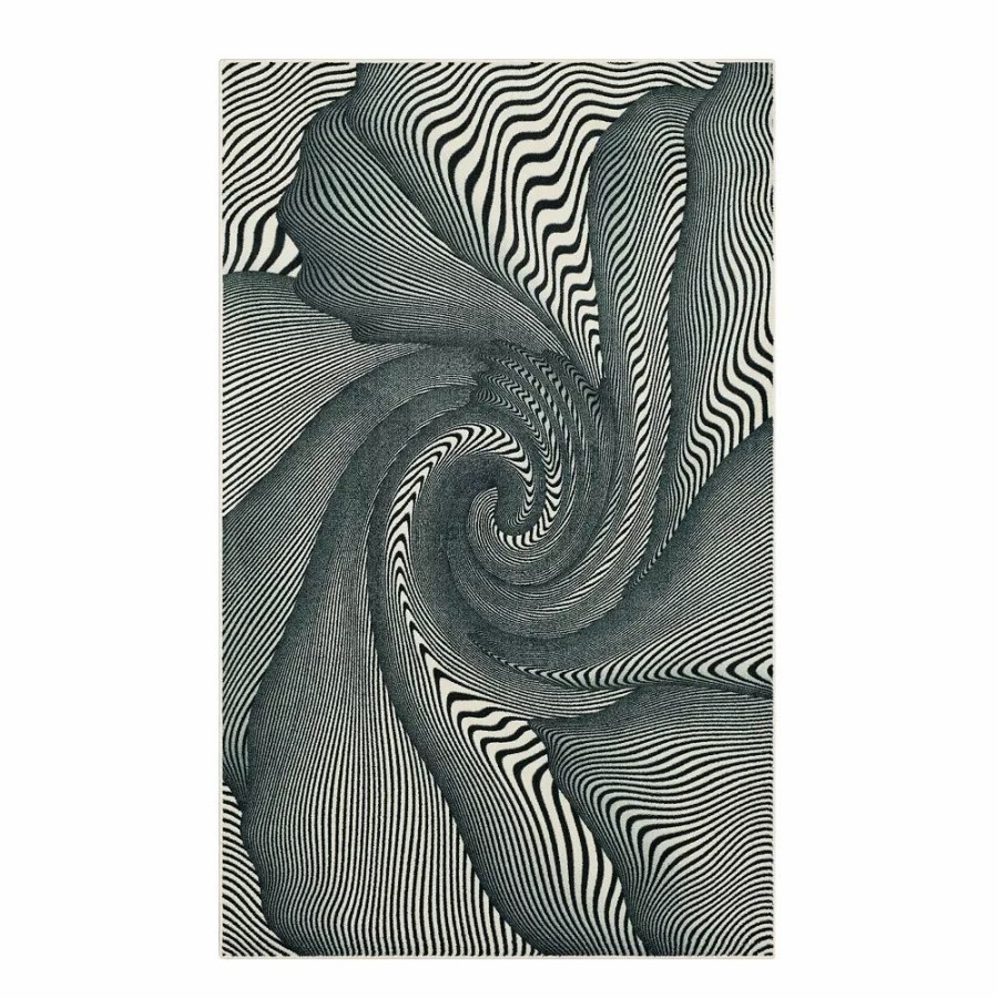 Mohawk Home * | Mohawk Home Mohawk Home Spiral Stripe Area Rug