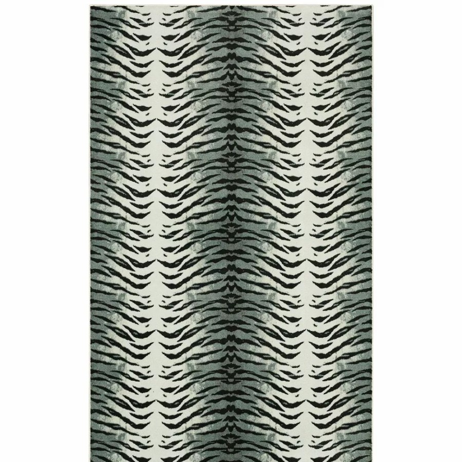 Mohawk Home * | Mohawk Home Mohawk Home Prismatic Faux Tiger Skin Rug Black