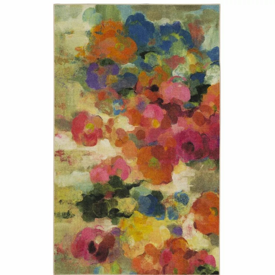 Mohawk Home * | Mohawk Home Mohawk Home Prismatic Everstrand Blurred Blossoms Rug