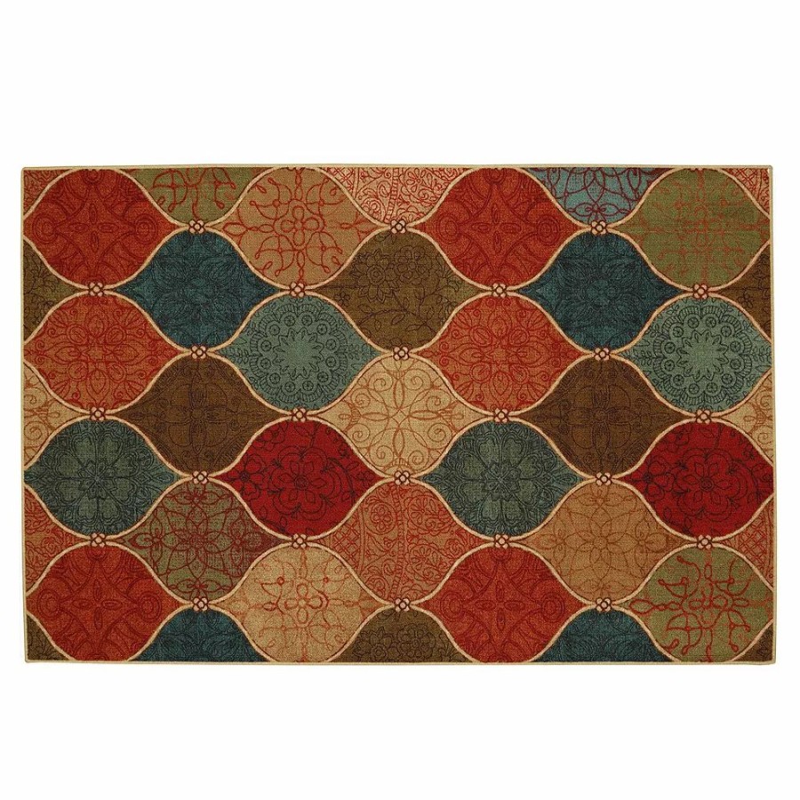 Mohawk Home * | Mohawk Home Mohawk Home Riza Tile Fret Ogee Rug