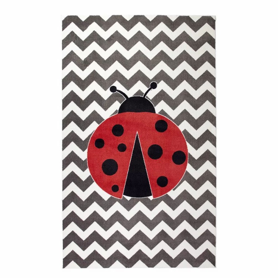 Mohawk Home * | Mohawk Home Mohawk Home Kids Little Ladybug Area Rug