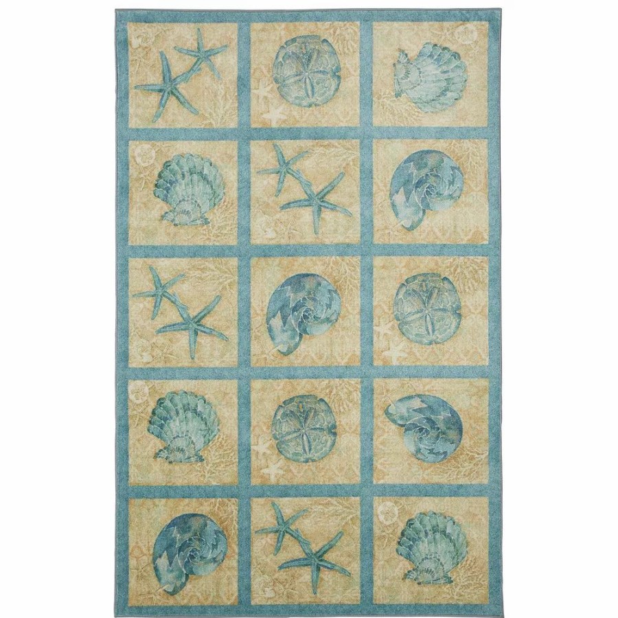 Mohawk Home * | Mohawk Home Mohawk Home Laguna Shells Seaside Area Rug