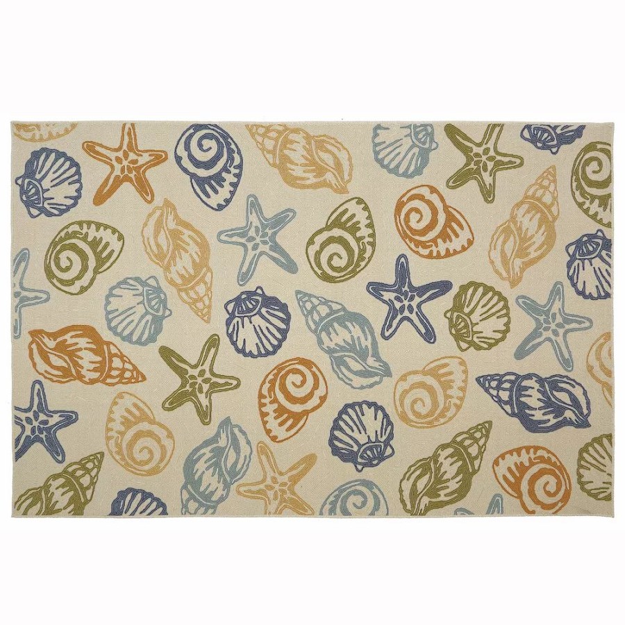 Mohawk Home * | Mohawk Home Mohawk Home Scattered Seashells Rug