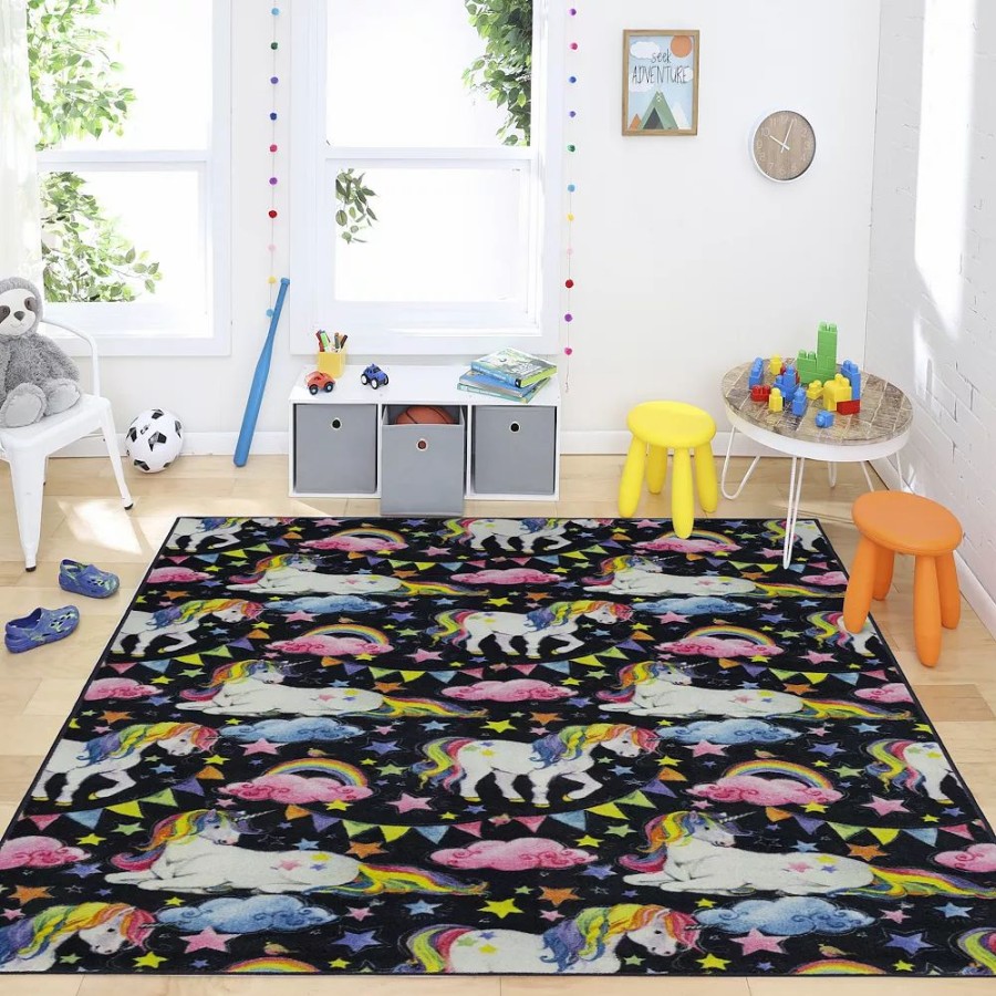 Mohawk Home * | Mohawk Home Mohawk Home Kids Prismatic Unicorn Wish Everstrand Rug